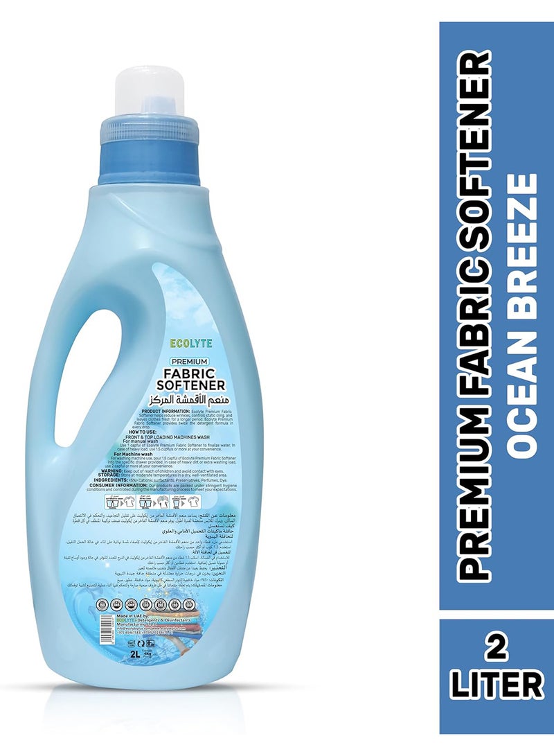 ECOLYTE+ Ocean Breeze Fabric Softener - 2 Liter - Image 2